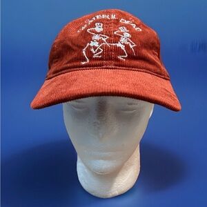 Grateful Dead Corduroy Hat Strapback Cap OSFM Mad engine Dancing Skeletons